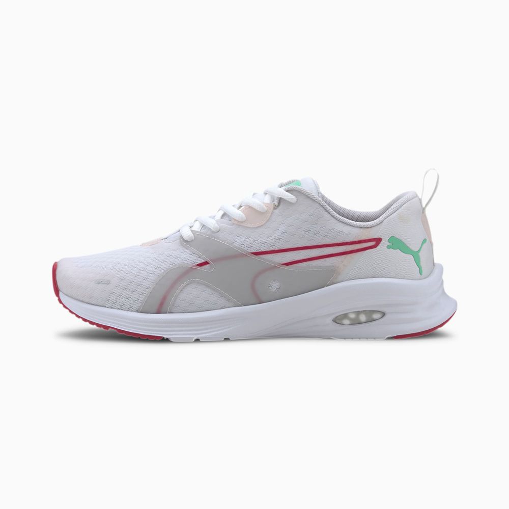 Puma HYBRID Fuego Női Futócipő - Fehér/Rózsaszín/Zöld ( Hungary - ZJYSW8403 )